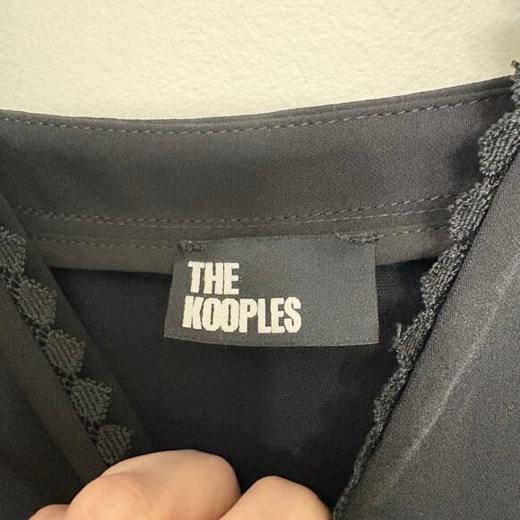 The Kooples women’s NWT’s Lace Trim Crepe midi dress. Size 1 - Picture 6 of 10